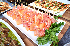 A GARDEN WEDDING RECEPTION